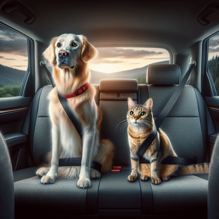 how to safely secure pets in vehicles