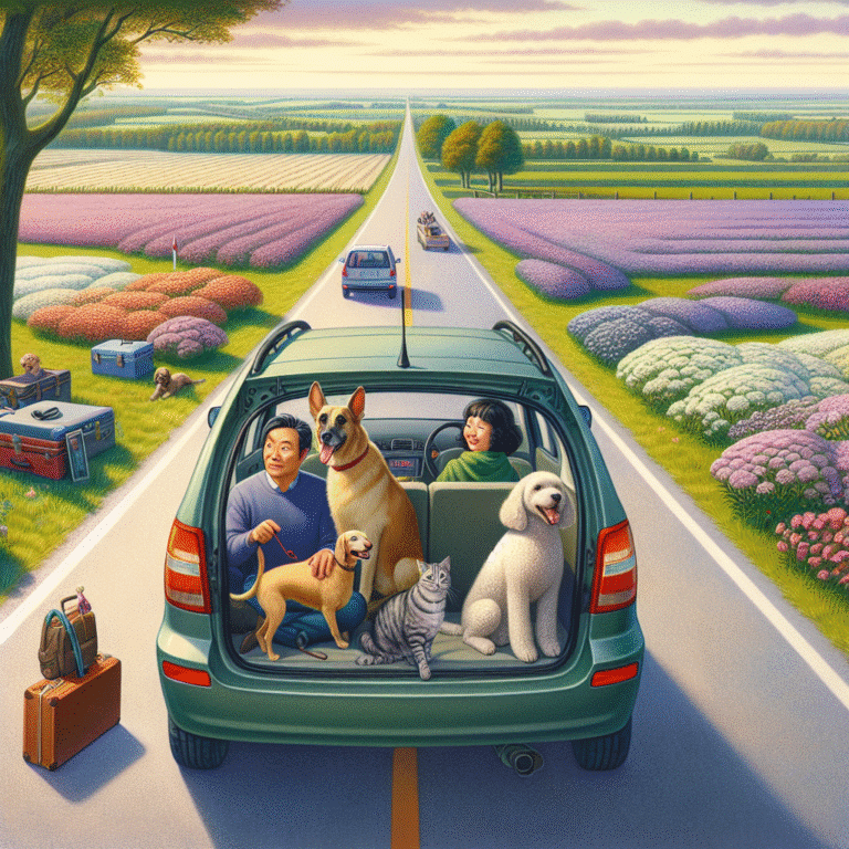 long-distance car trips with pets