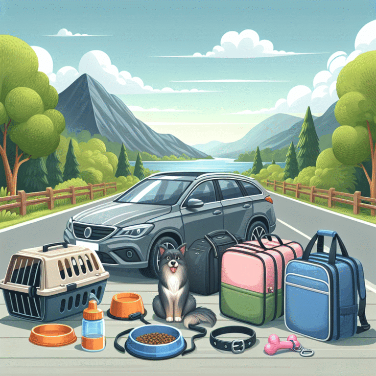 travel essentials for pets by car