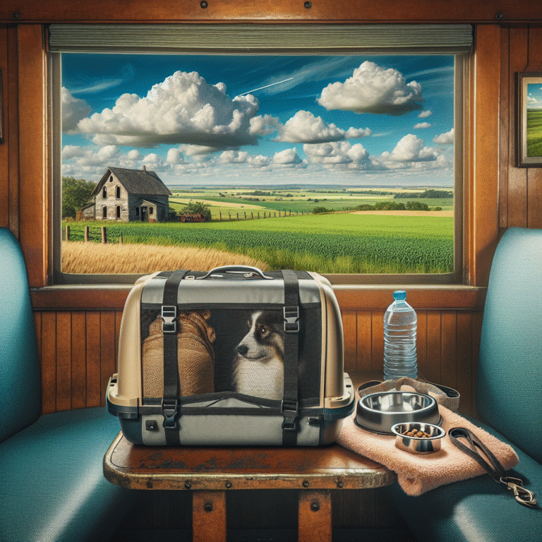 travel checklist for pets by train