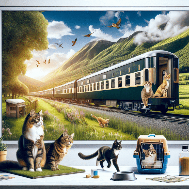 train travel with cats tips