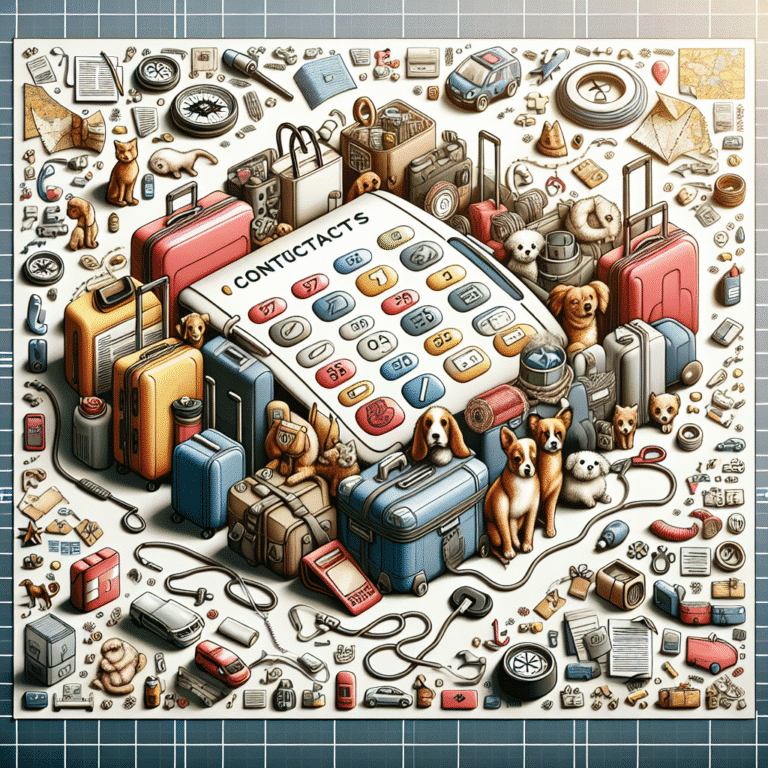 Emergency Contacts for Pets While Traveling: A Must-Have List