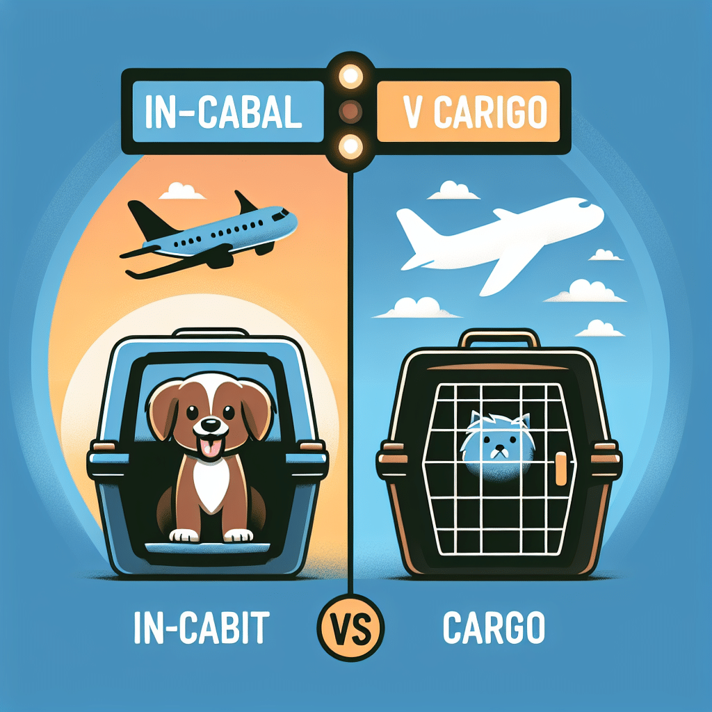 in-cabin vs cargo travel: what's best for your pet