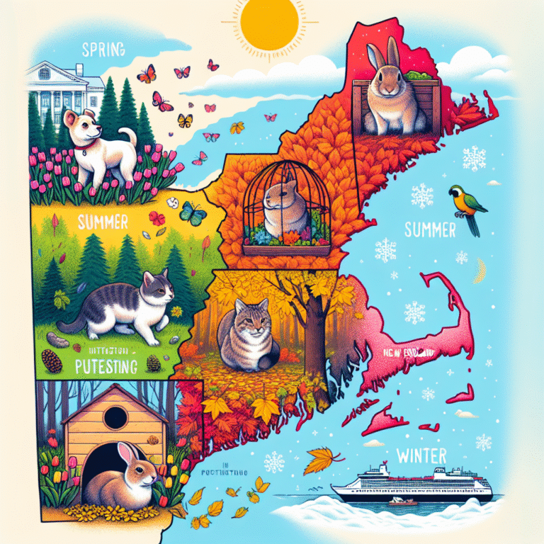 seasonal destinations for pets in New England