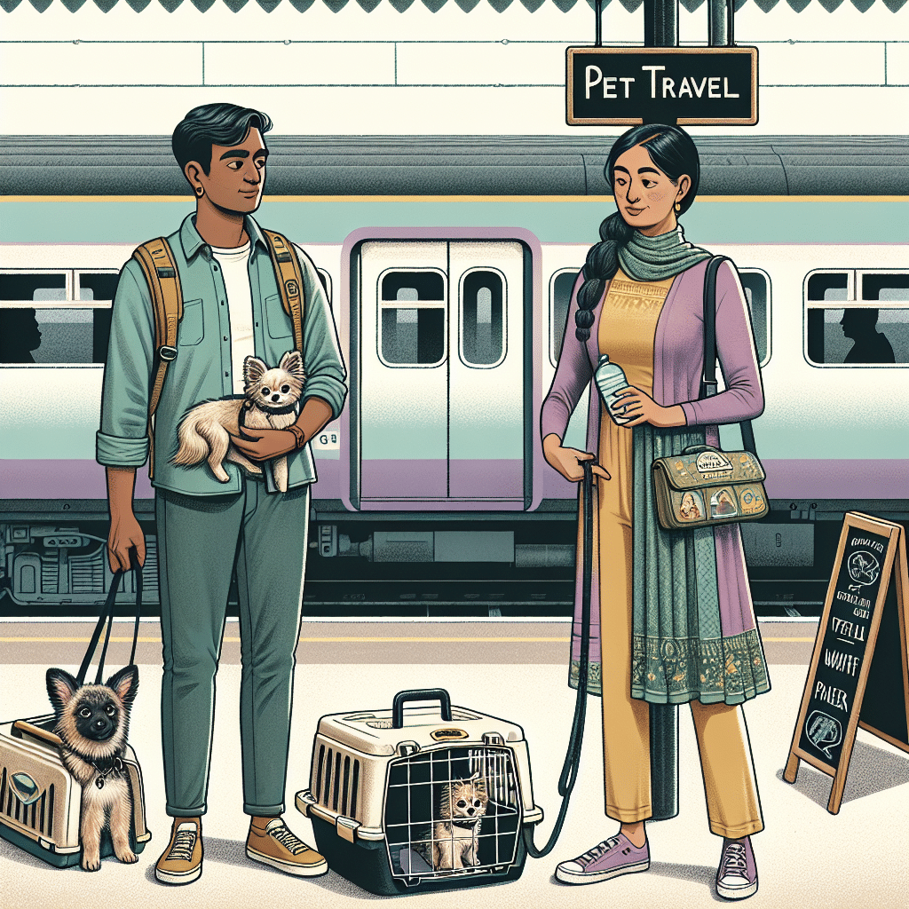 tips for first-time train travel with pets