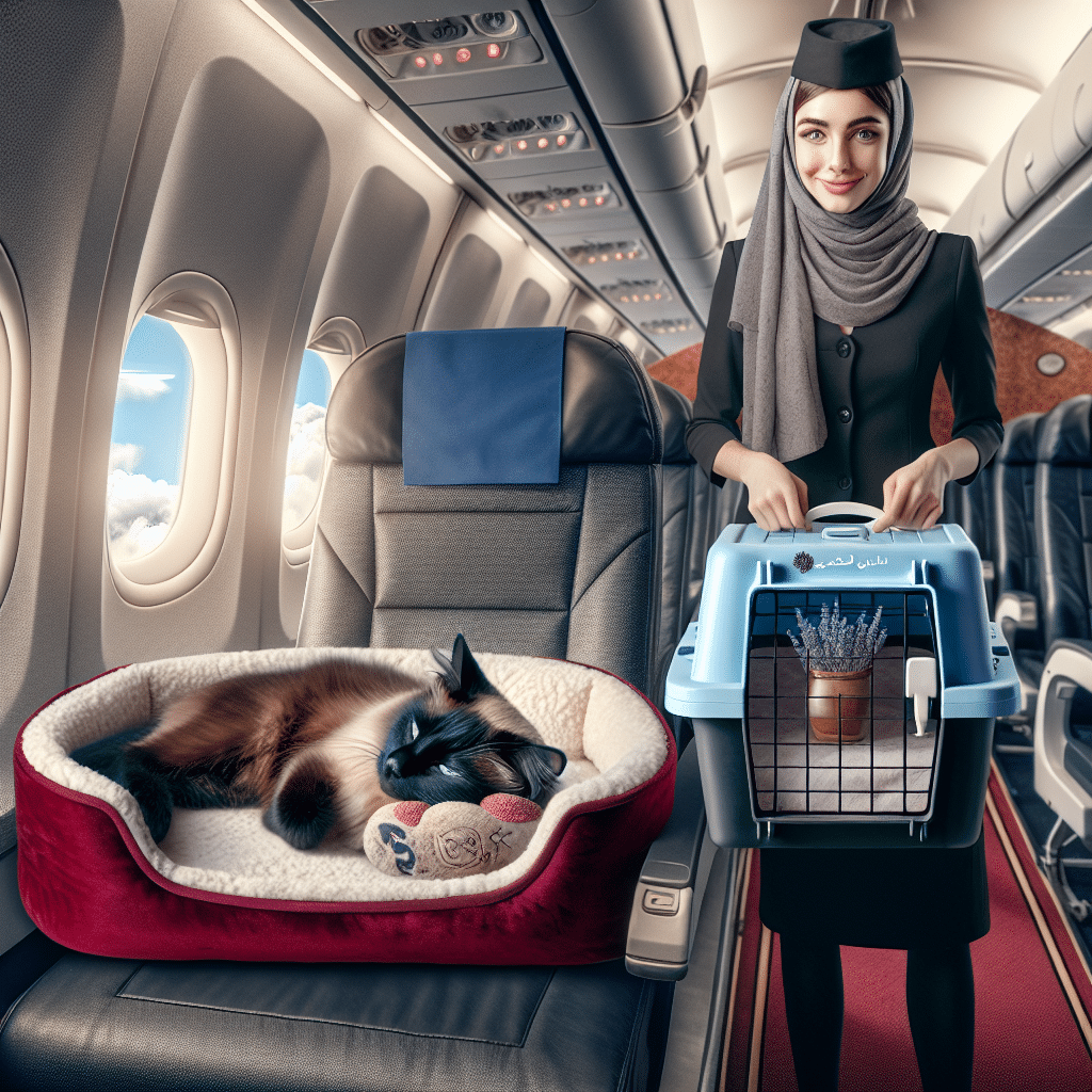 techniques for keeping pets calm during flights