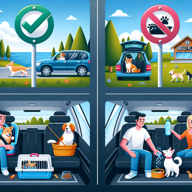 car travel dos and don'ts for pets
