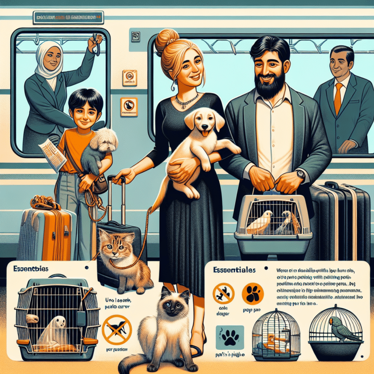 essential tips for pet-friendly train travel