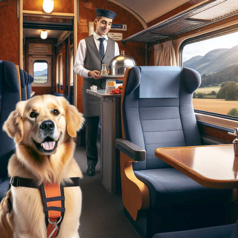 how to prepare your dog for a train journey