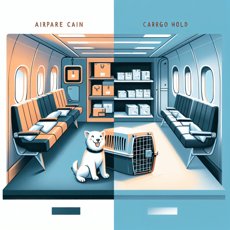 in-cabin vs cargo travel for pets: which is better?