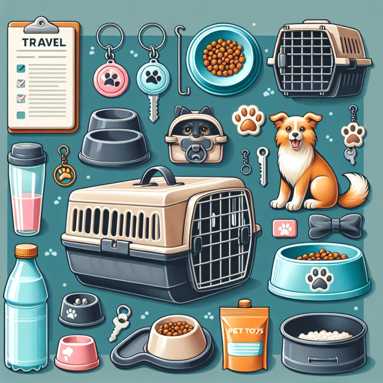 pet travel checklists for safety and comfort