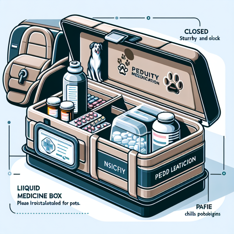 safe transportation of pet medications: what to consider