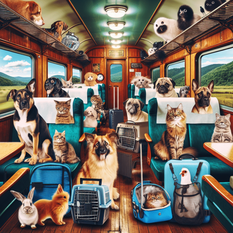 tips for first-time pet owners traveling by train