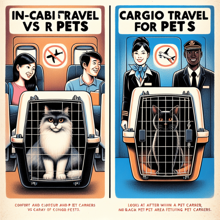 in-cabin vs cargo travel for pets: which is better?