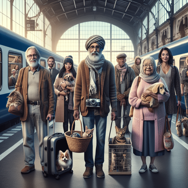 tips for first-time train travel with pets