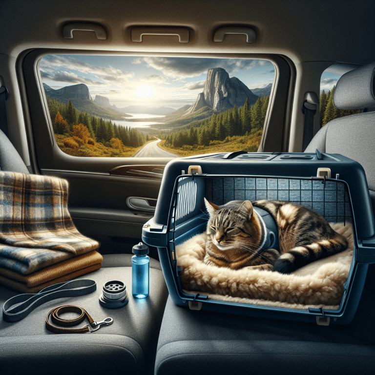 making sure your cat is safe and comfortable during long trips