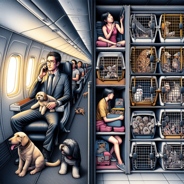 in-cabin vs cargo travel for pets: pros and cons
