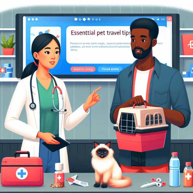 keeping pets healthy during travel: essential tips