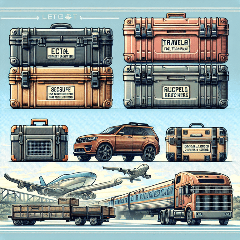selecting the best travel crates for cars and trains